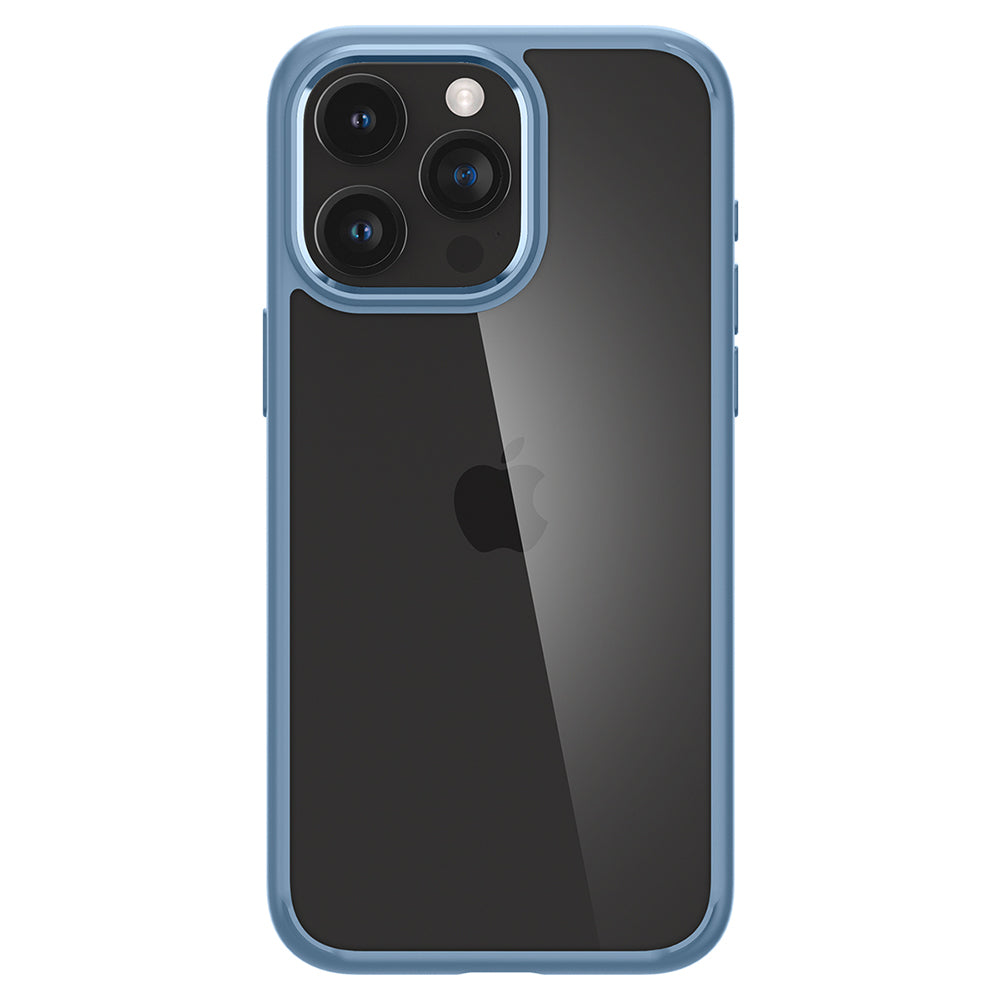 Spigen iPhone 15 Pro Max  (6.7吋) Ultra Hybrid-防摔保護殼 (晶透/黑/天藍) (有掛繩孔)