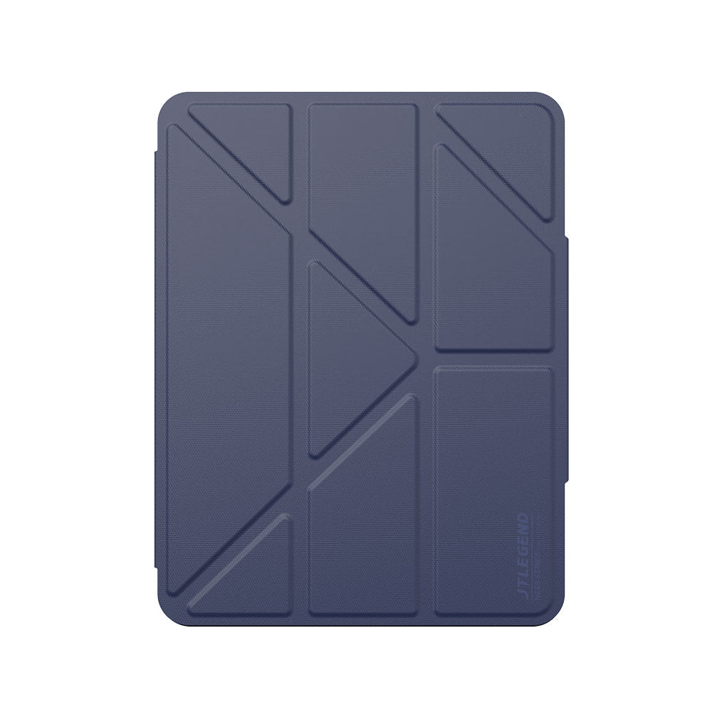 JTLEGEND iPad Pro 11'' Ness Pro 相機快取多角度折疊防潑水布紋保護殼 (筆槽款)