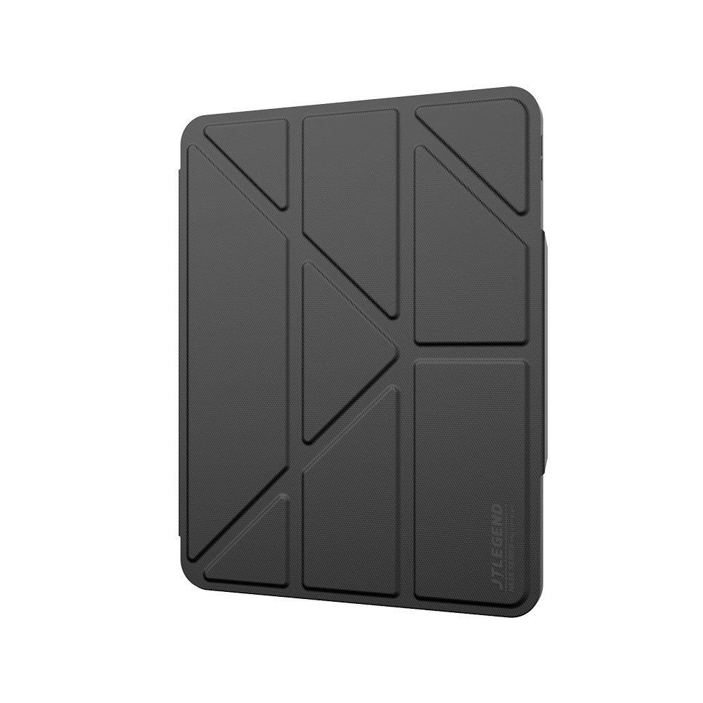JTLEGEND iPad Pro 11'' Ness Pro 相機快取多角度折疊防潑水布紋保護殼 (筆槽款)