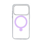 PYNANA iPhone 17 Pro Max Dancing Circle Magsafe-水晶磁圈支架保護殼(紫)