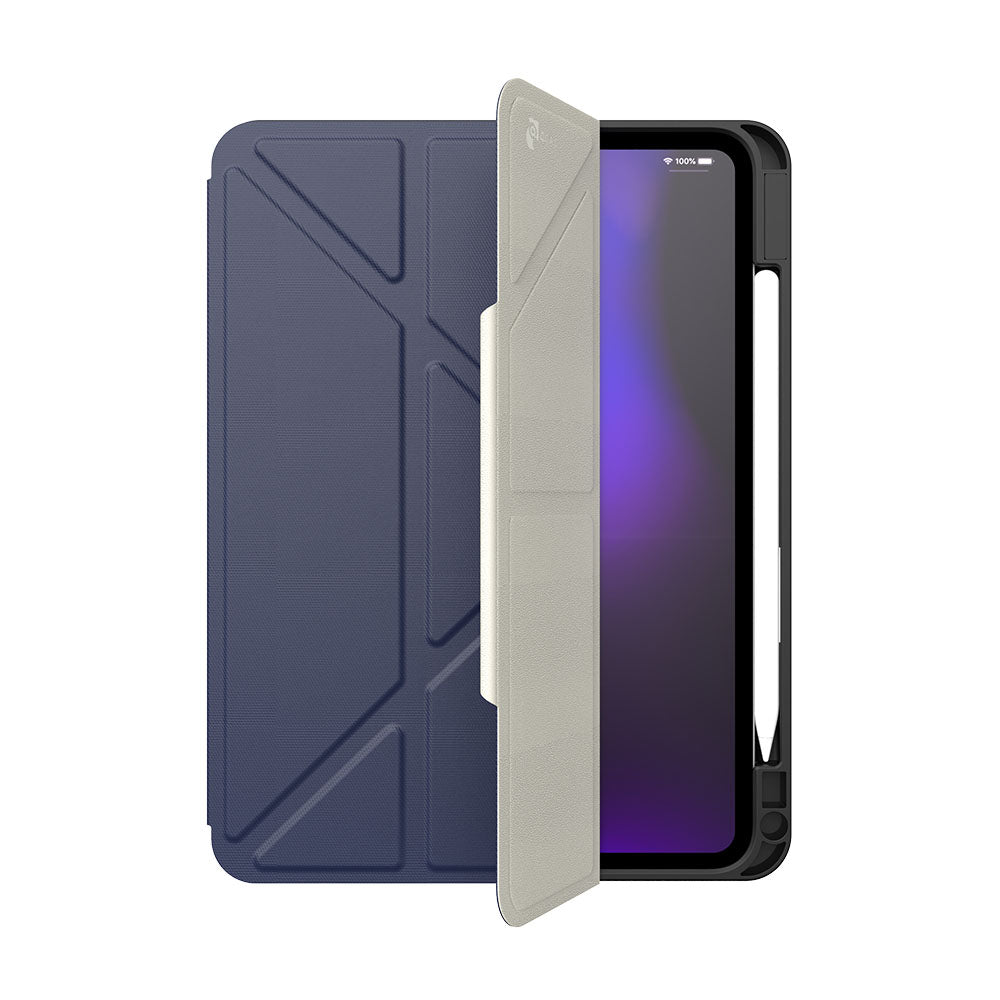 JTLEGEND iPad Pro 11'' Ness Pro 相機快取多角度折疊防潑水布紋保護殼 (筆槽款)