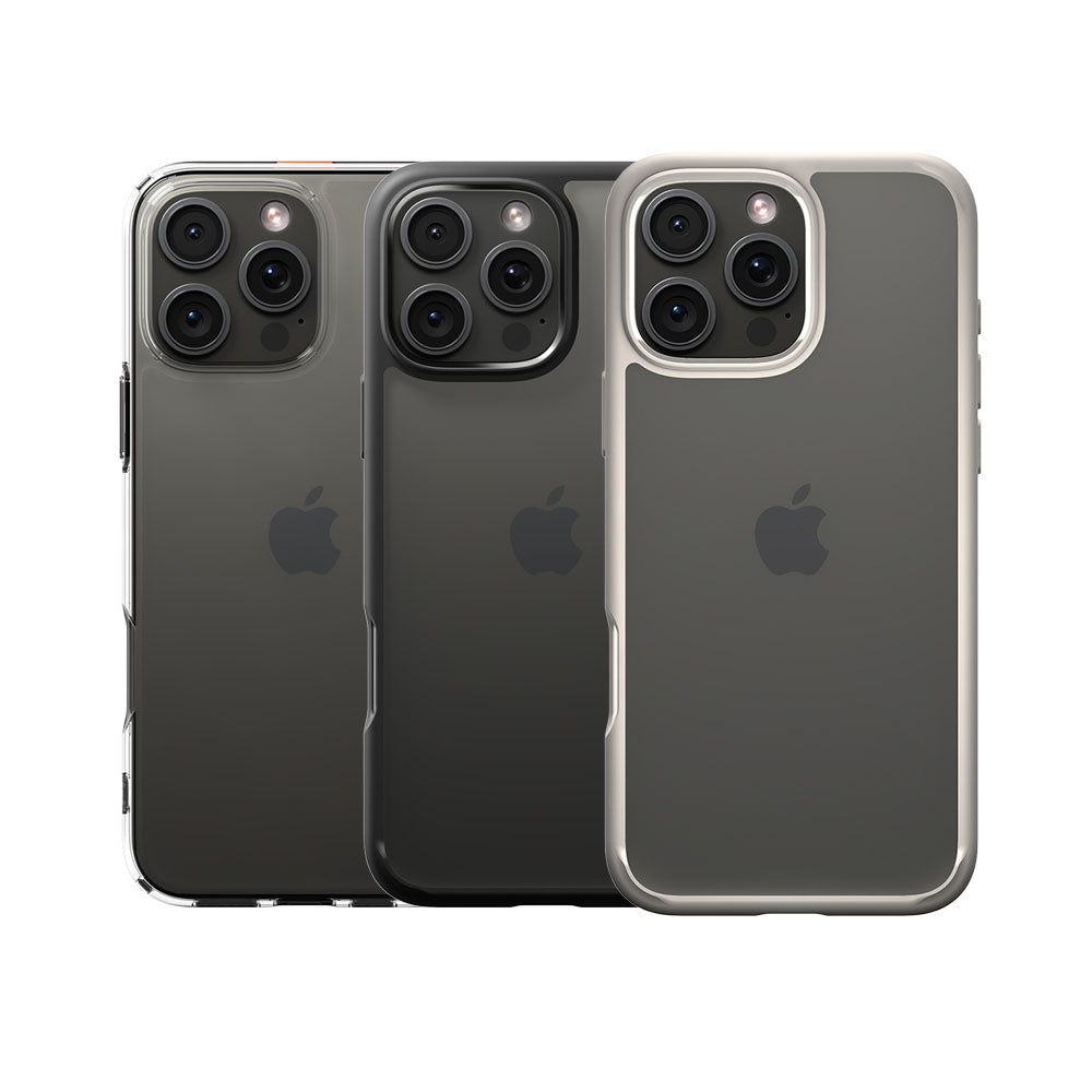 Spigen iPhone 16 Pro (6.3吋) Ultra Hybrid-防摔保護殼(晶透/黑/天然鈦)(有掛繩孔)