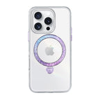 PYNANA iPhone 16 Pro Dancing Streamer Magsafe-水鑽磁圈保護殼(紫)