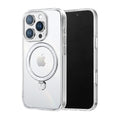 PYNANA iPhone 16 Pro Max Dancing Streamer Magsafe-貝殼磁圈保護殼(白)