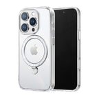 PYNANA iPhone 16 Pro Max Dancing Streamer Magsafe-貝殼磁圈保護殼(白)