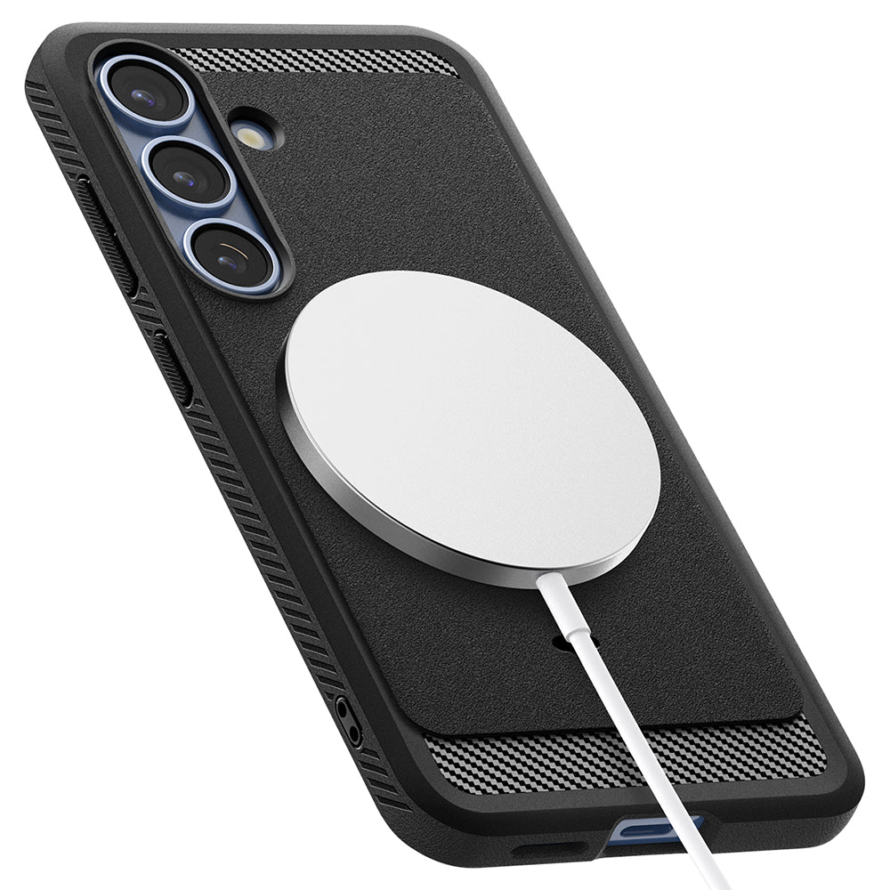 Spigen Galaxy S25 Plus (6.7吋) Rugged Armor MagFit-磁吸軍規防摔保護殼