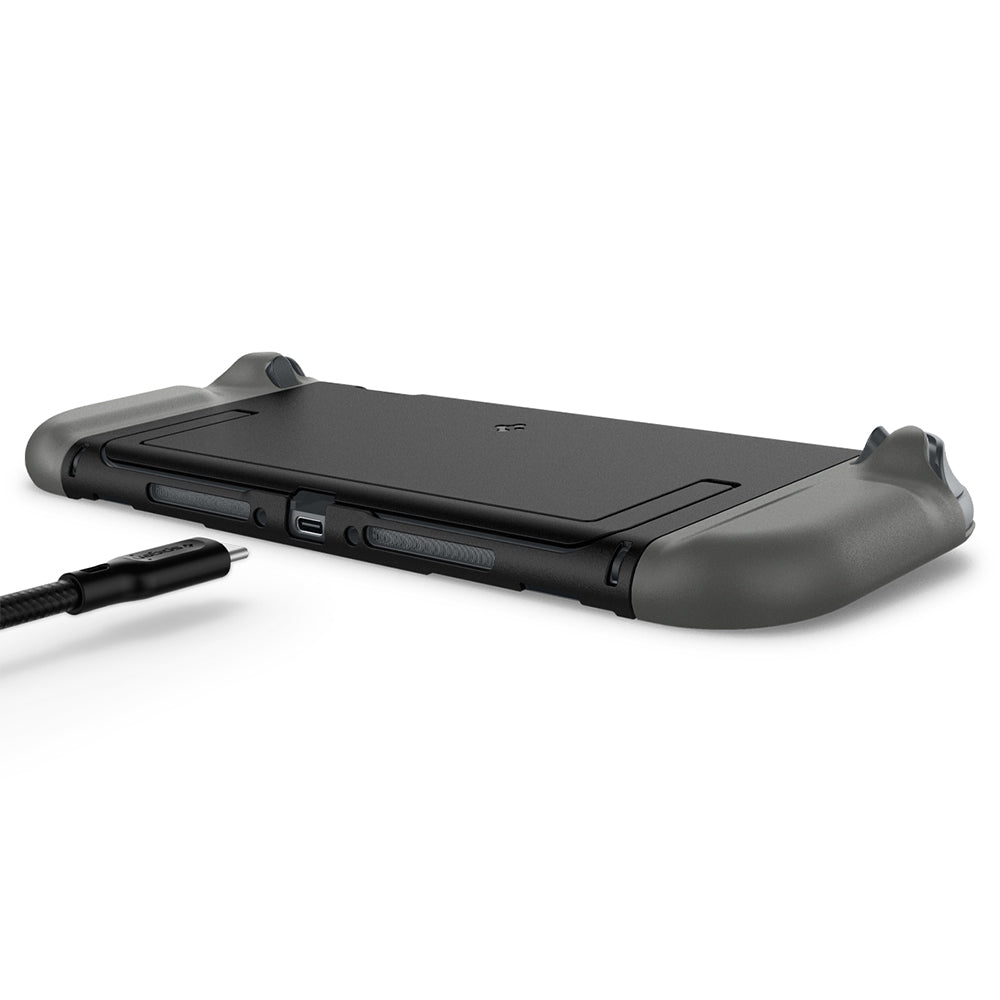Spigen Nintendo Switch 2 Nano Pop-便攜支架保護殼(芝麻黑)