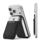 Spigen iPhone Slim Fold 磁吸支架卡包(黑)