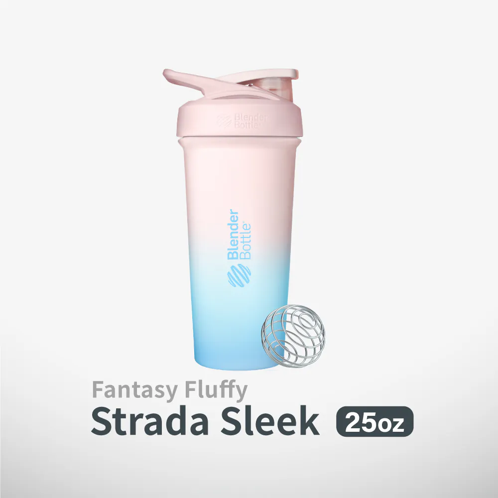 美國 Blender Bottle Strada Sleek 25oz 不鏽鋼保溫保冰杯 | 夢幻棉花糖