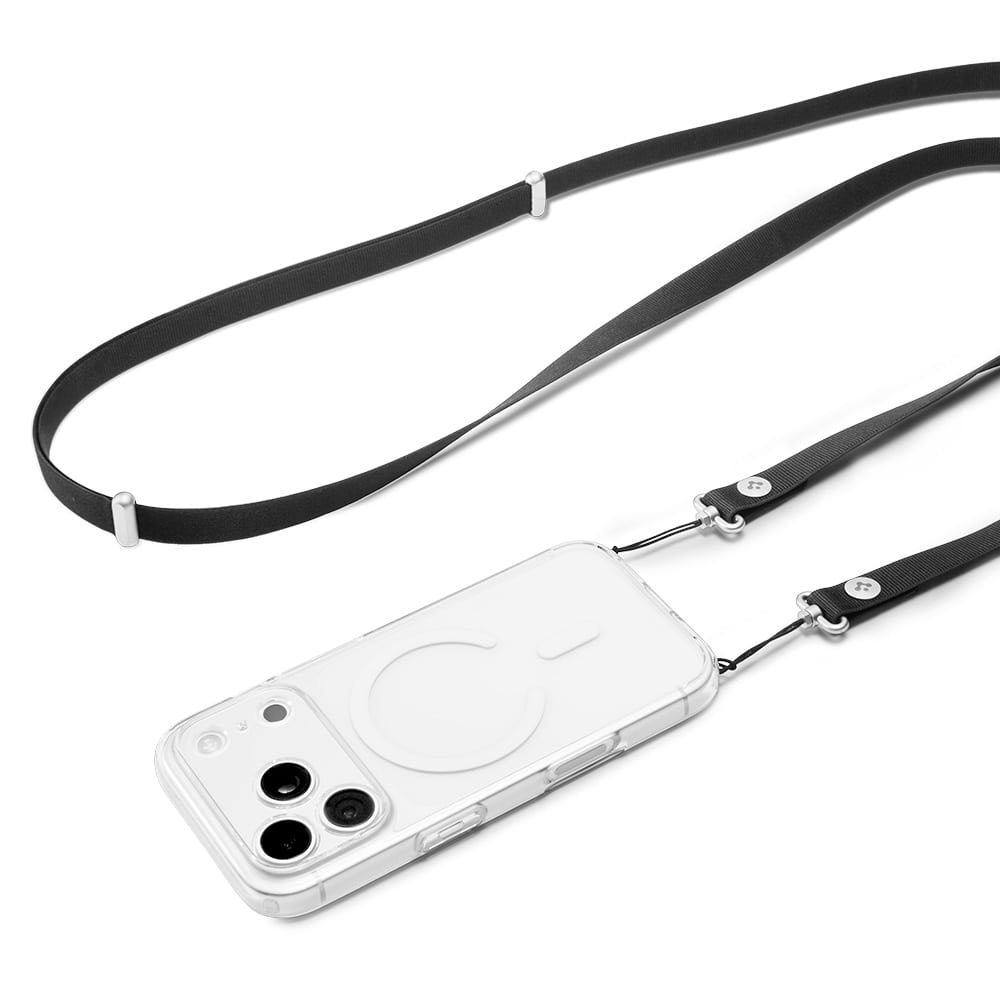 Spigen Crossbody Lanyard Strap-斜背手機掛繩(黑)