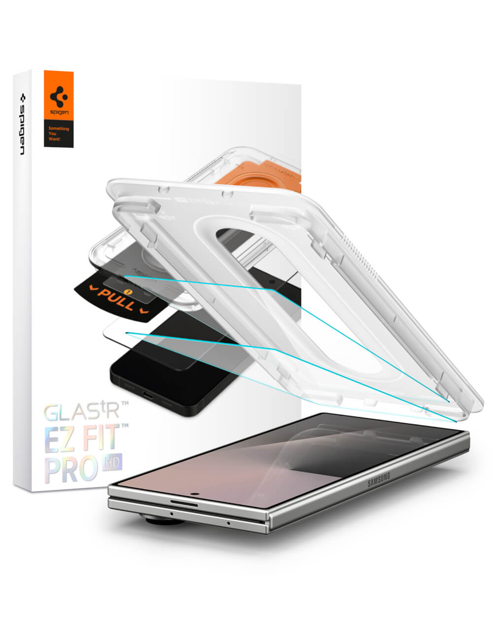 Spigen Galaxy Z Fold 8 Ultra / Fold 7 Glas.tR EZ Fit Pro HD (2P)-玻璃保護貼(含快貼板)