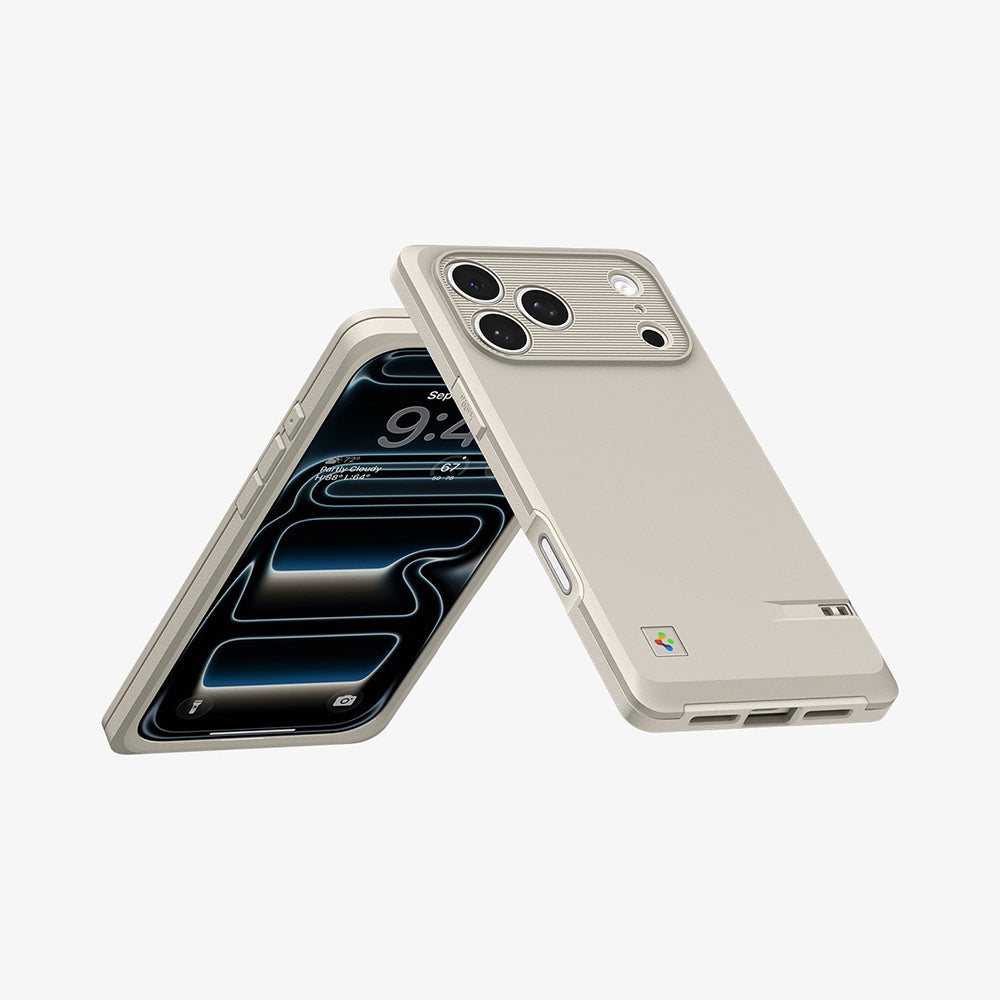 Spigen iPhone 17 Pro Max Classic LS MagFit Stone-磁吸復古防摔保護殼(經典米色)
