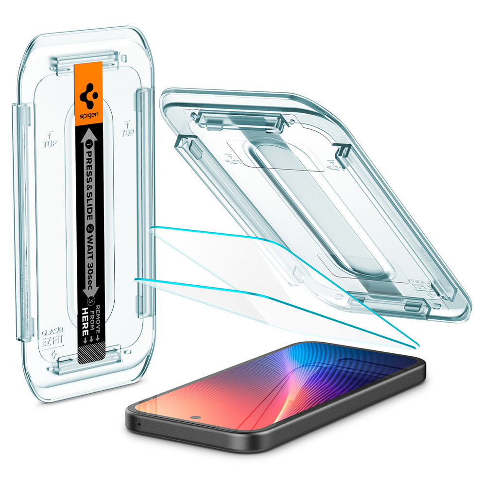Spigen Google Pixel 9a Glas.tR EZ Fit (2P)-快易貼(透明):2入組