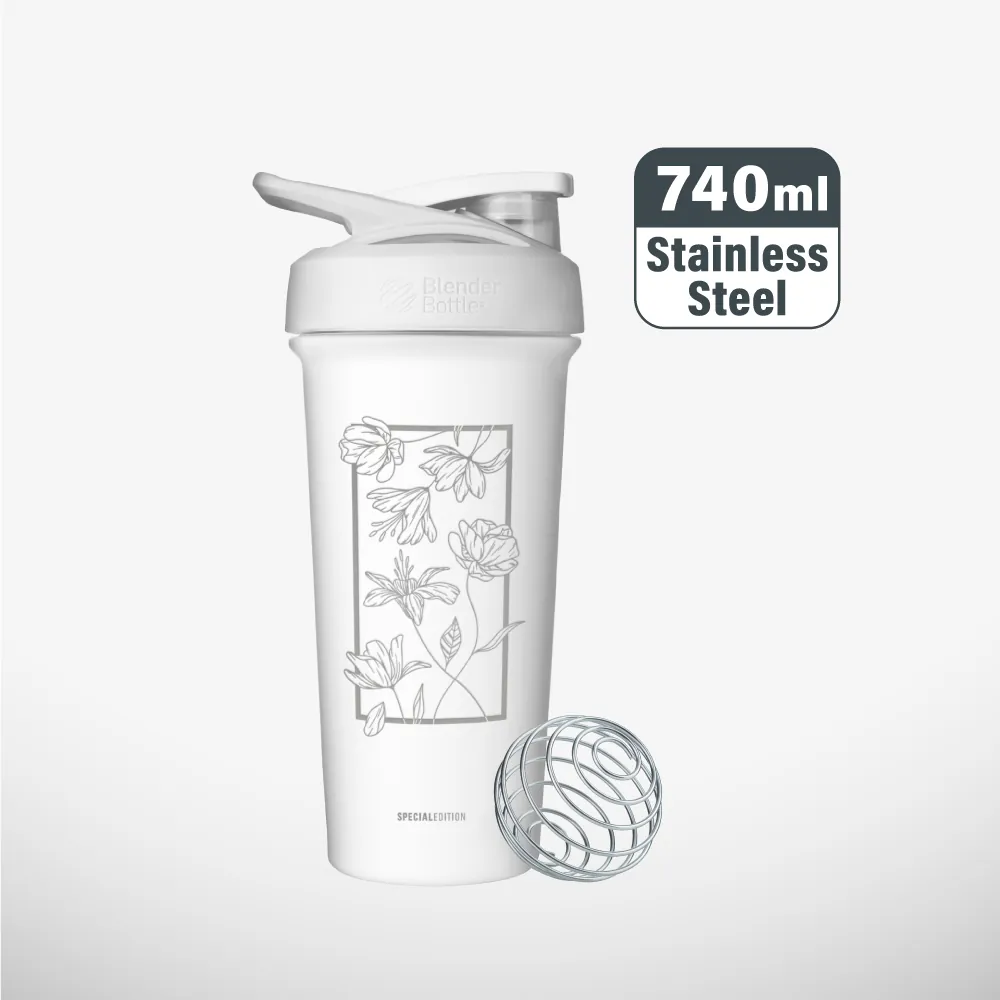 美國 Blender Bottle Strada Sleek 25oz 不鏽鋼保溫保冰杯 | 植物系