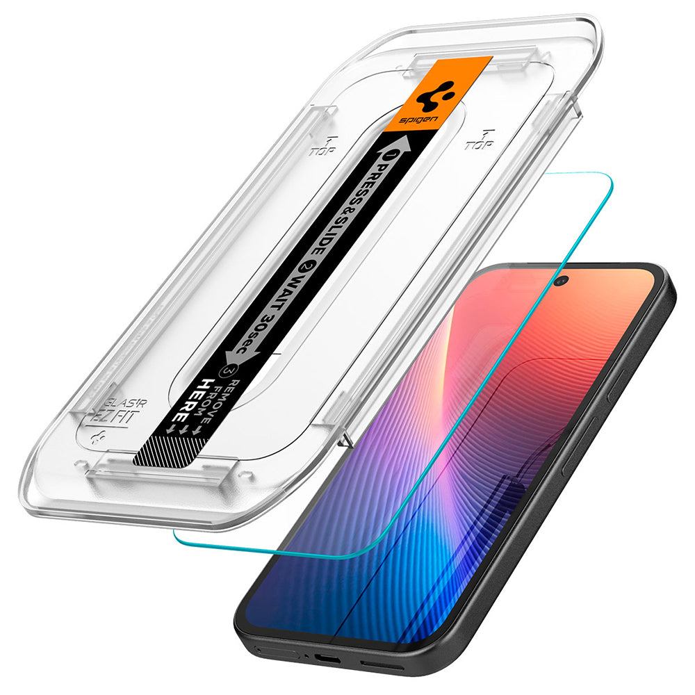 Spigen Google Pixel 9a Glas.tR EZ Fit (2P)-快易貼(透明):2入組