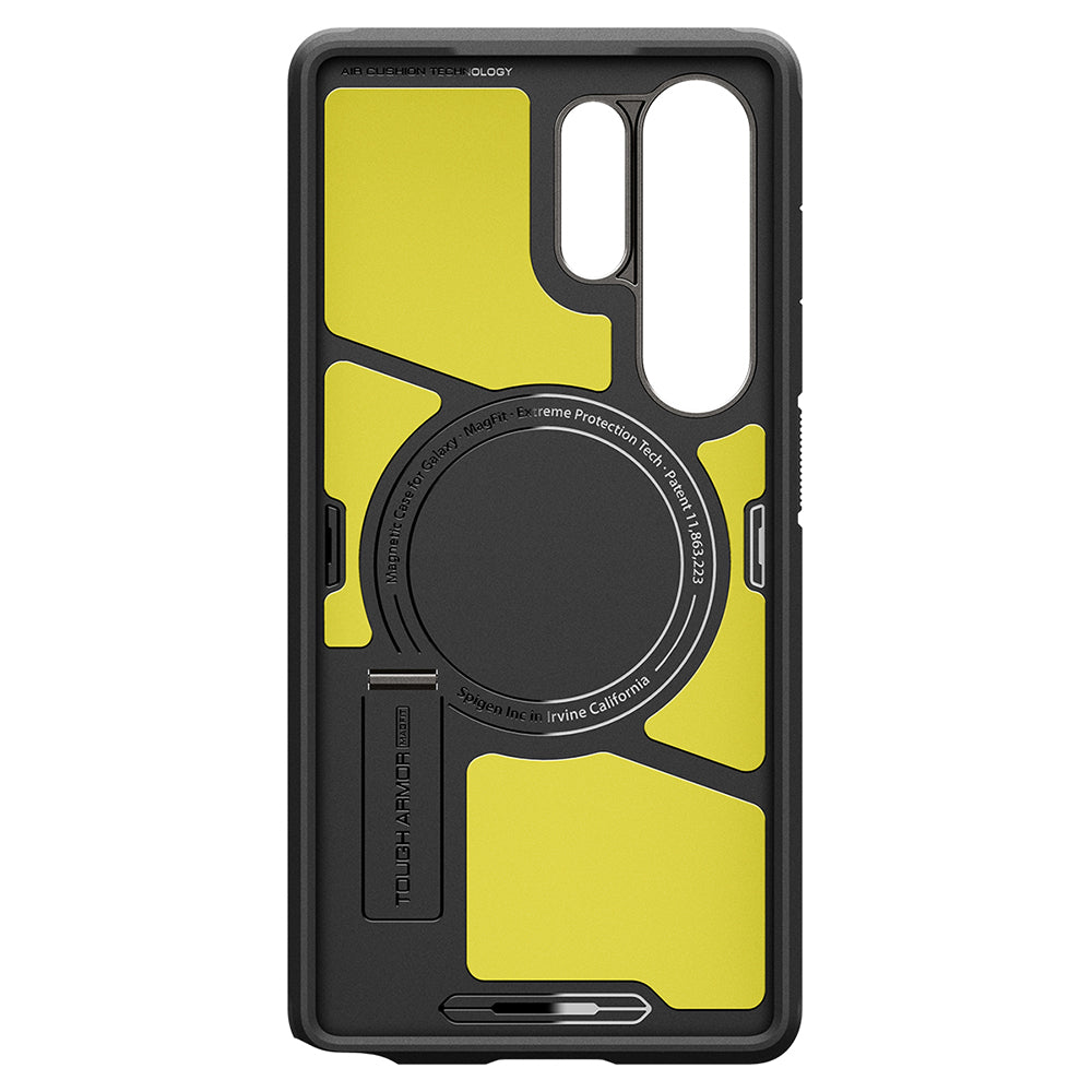Spigen Galaxy S25 Ultra (6.9吋) Tough Armor MagFit-磁吸軍規防摔保護殼(黑/銅灰)