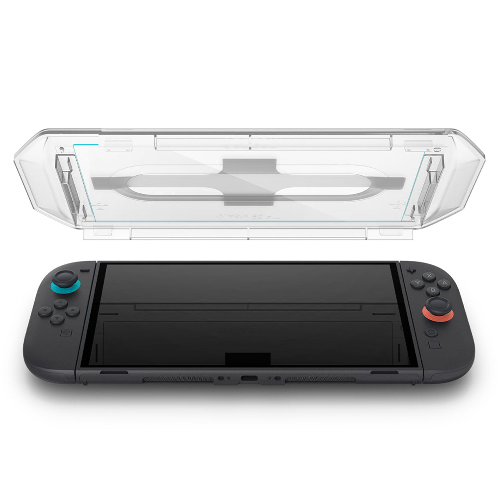 Spigen Nintendo Switch 2 Glas.tR EZ Fit (2P)-玻璃保護貼(含快貼板)