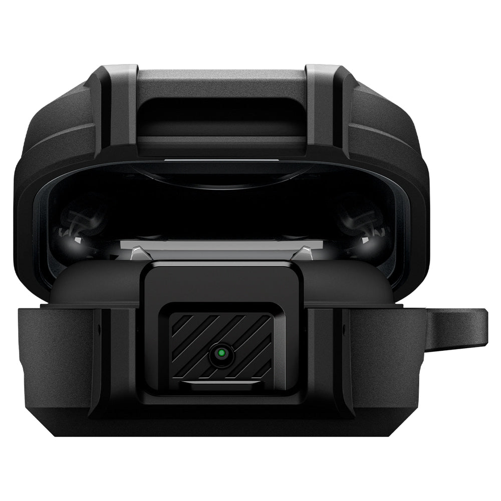 Spigen Galaxy Buds4/4 Pro Case Lock Fit Matte Black-防摔保護殼(黑)
