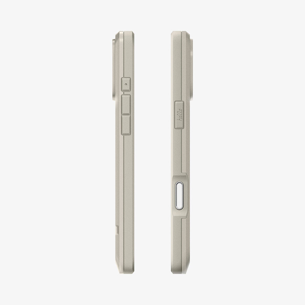 Spigen iPhone 17 Pro Max Classic LS MagFit Stone-磁吸復古防摔保護殼(經典米色)