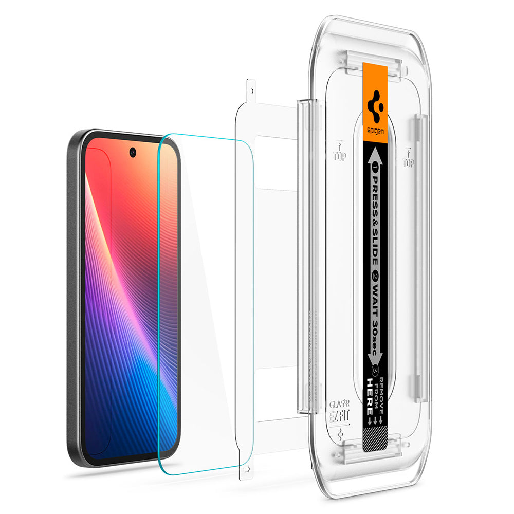 Spigen Google Pixel 9a Glas.tR EZ Fit (2P)-快易貼(透明):2入組