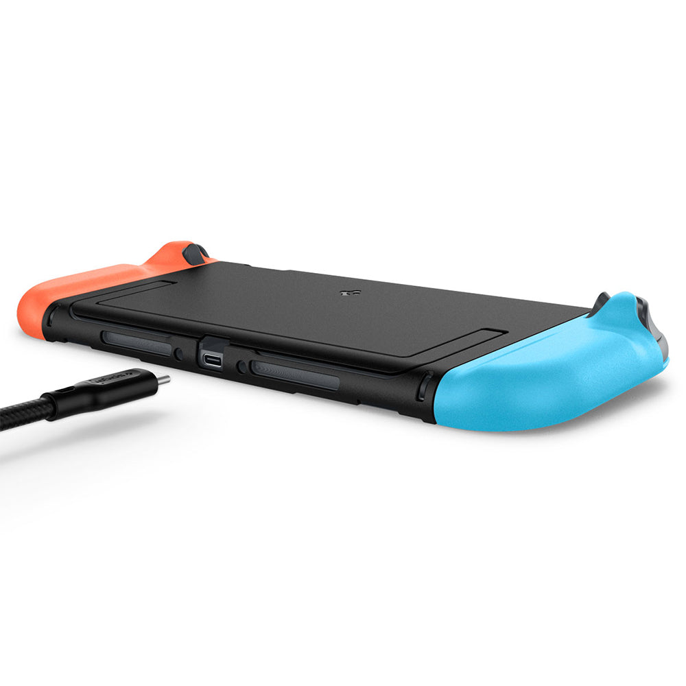 Spigen Nintendo Switch 2 Nano Pop-便攜支架保護殼(藍橘)