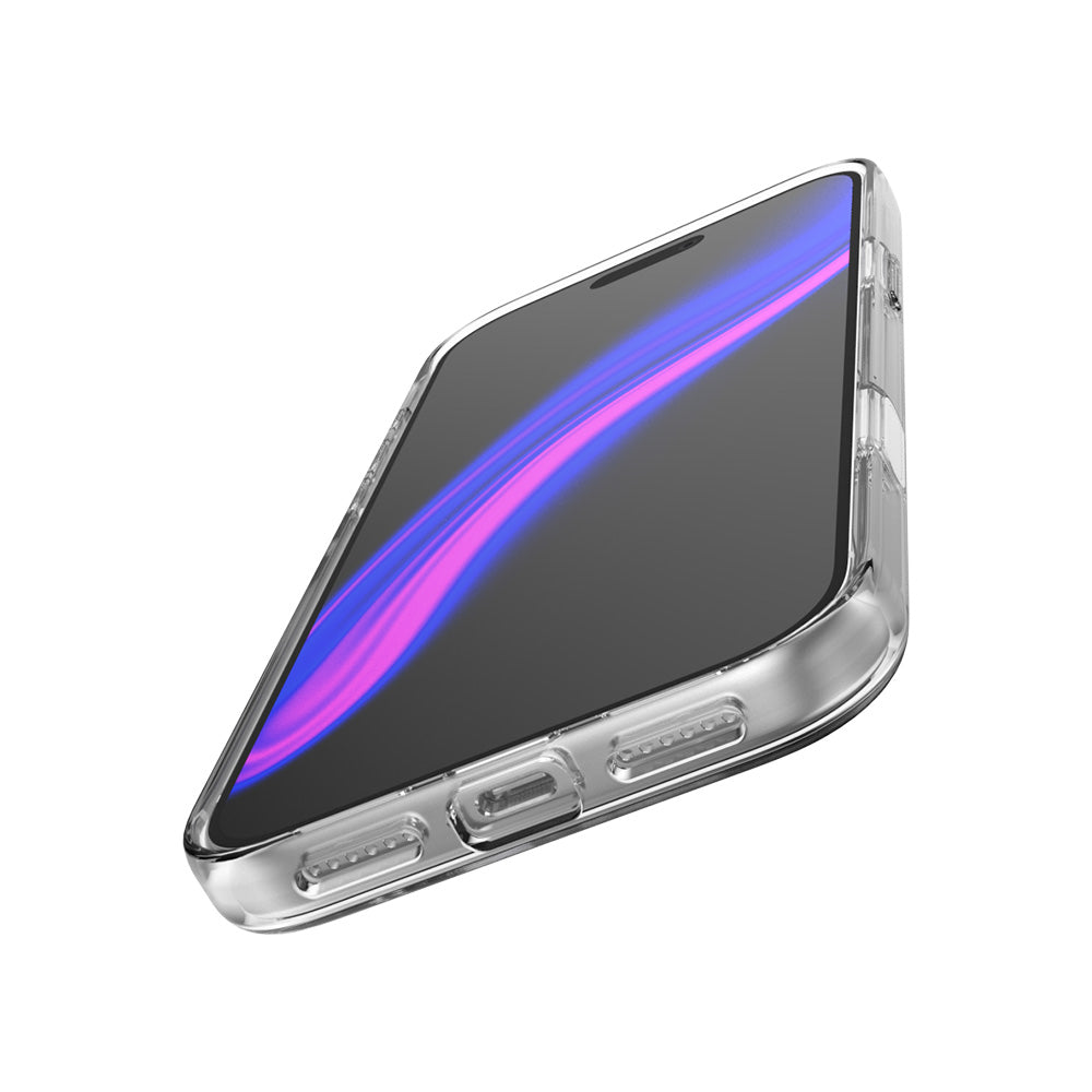 JTLEGEND iPhone 18 Crystal Ever恆透磁吸旋轉支架殼 - 透明