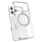JTLEGEND iPhone 18 Crystal Ever恆透磁吸旋轉支架殼 - 透明