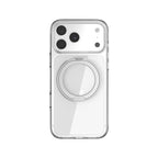 JTLEGEND iPhone 18 Crystal Ever恆透磁吸旋轉支架殼 - 透明