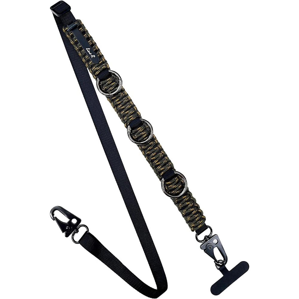 line-R CRAZY STRAP 撞色編織揹繩