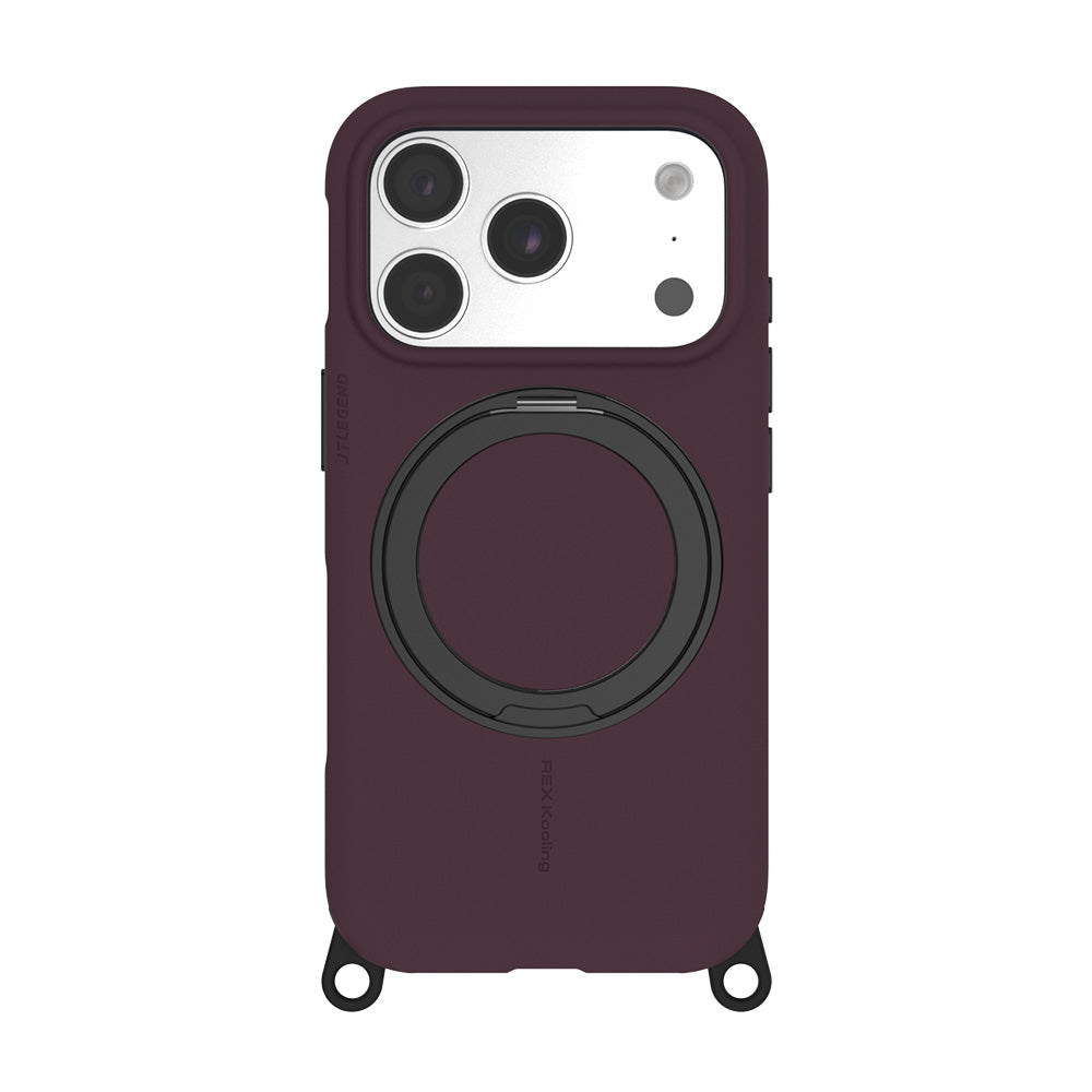 JTLEGEND iPhone 18 Rex Kooling Mag Stand終極散熱防摔磁吸支架殼（含可拆掛繩環）