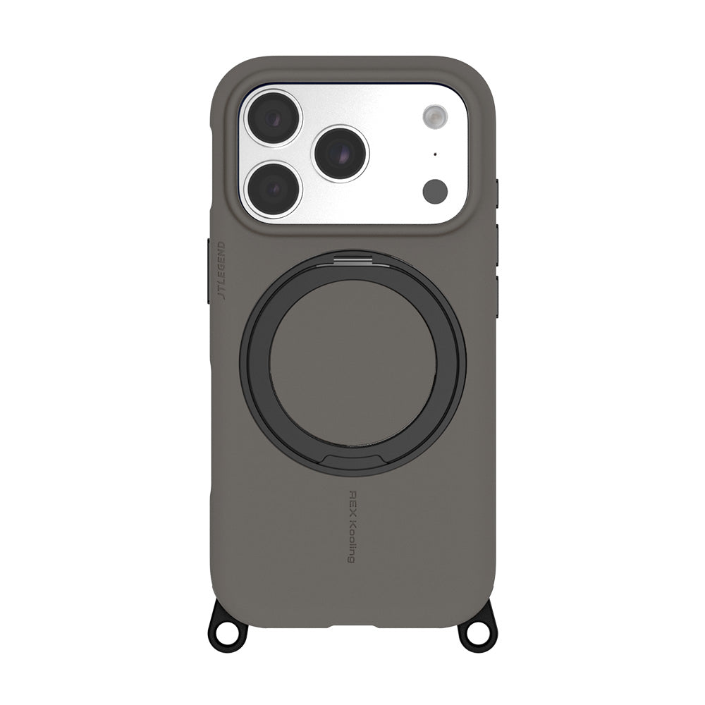 JTLEGEND iPhone 18 Rex Kooling Mag Stand終極散熱防摔磁吸支架殼（含可拆掛繩環）