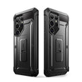 SUPCASE Galaxy S25 Ultra / S25 Plus / S25-抗震防摔支架保護殼(黑: 含螢幕防護膜、夾扣套)