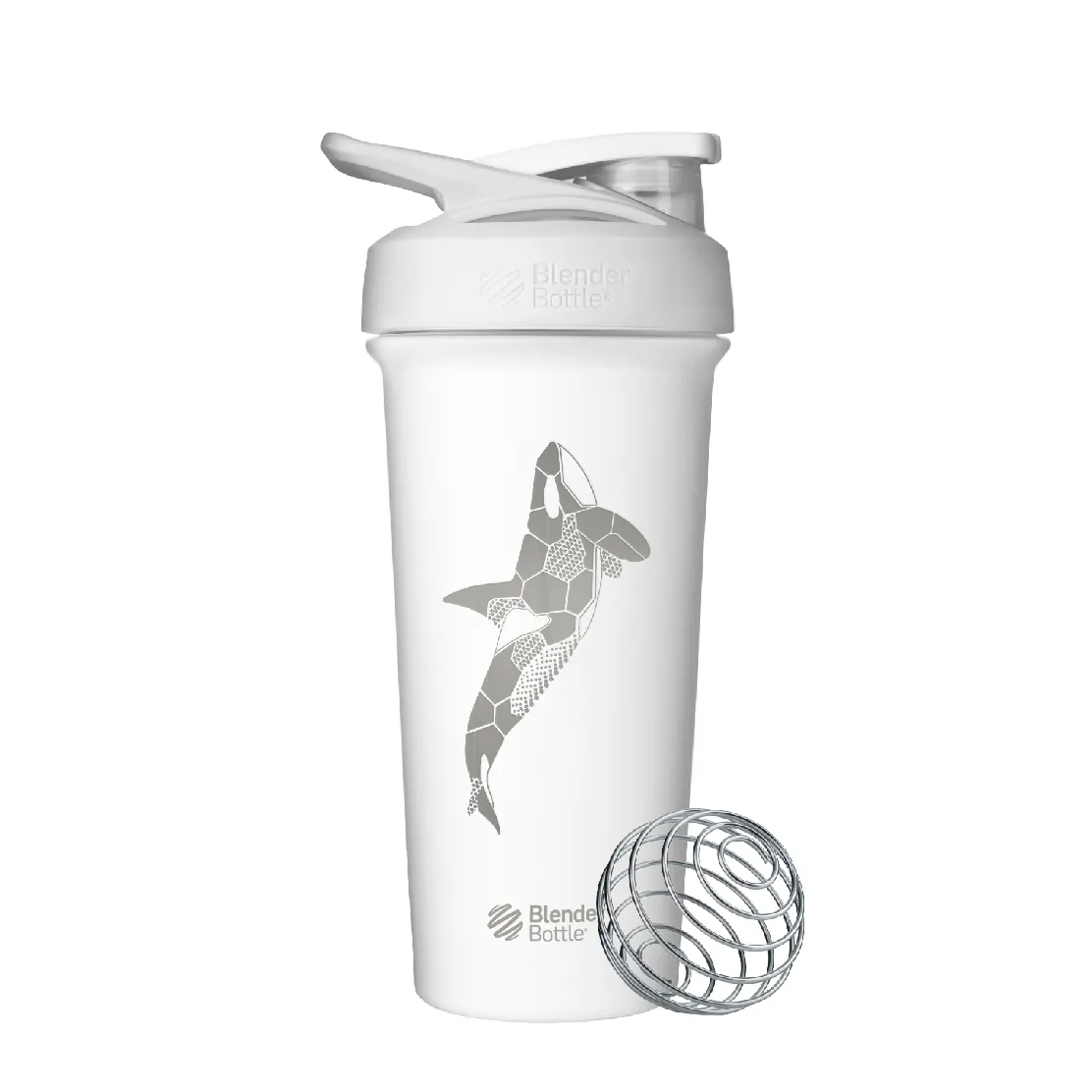 美國 Blender Bottle Strada Sleek 25oz 不鏽鋼保溫保冰杯 |  海洋系 虎鯨