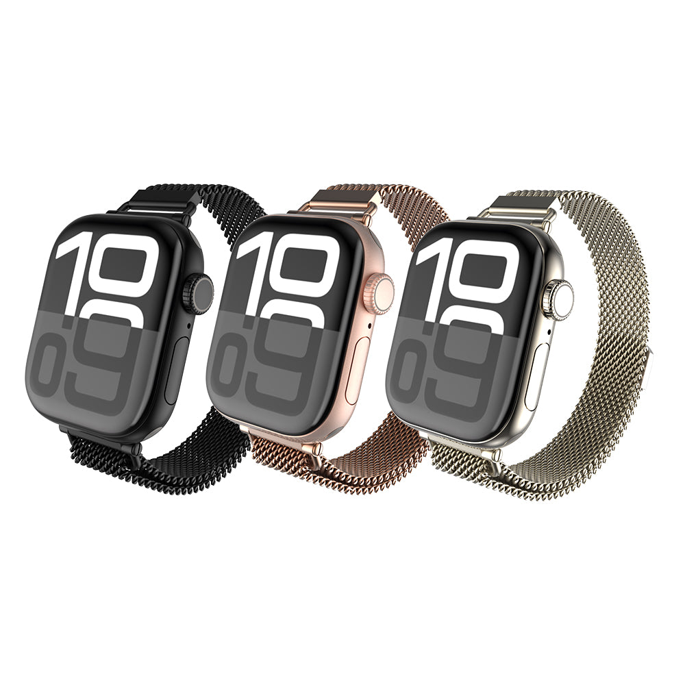JTLEGEND Apple Watch Series Linea 不鏽鋼米蘭磁吸錶帶