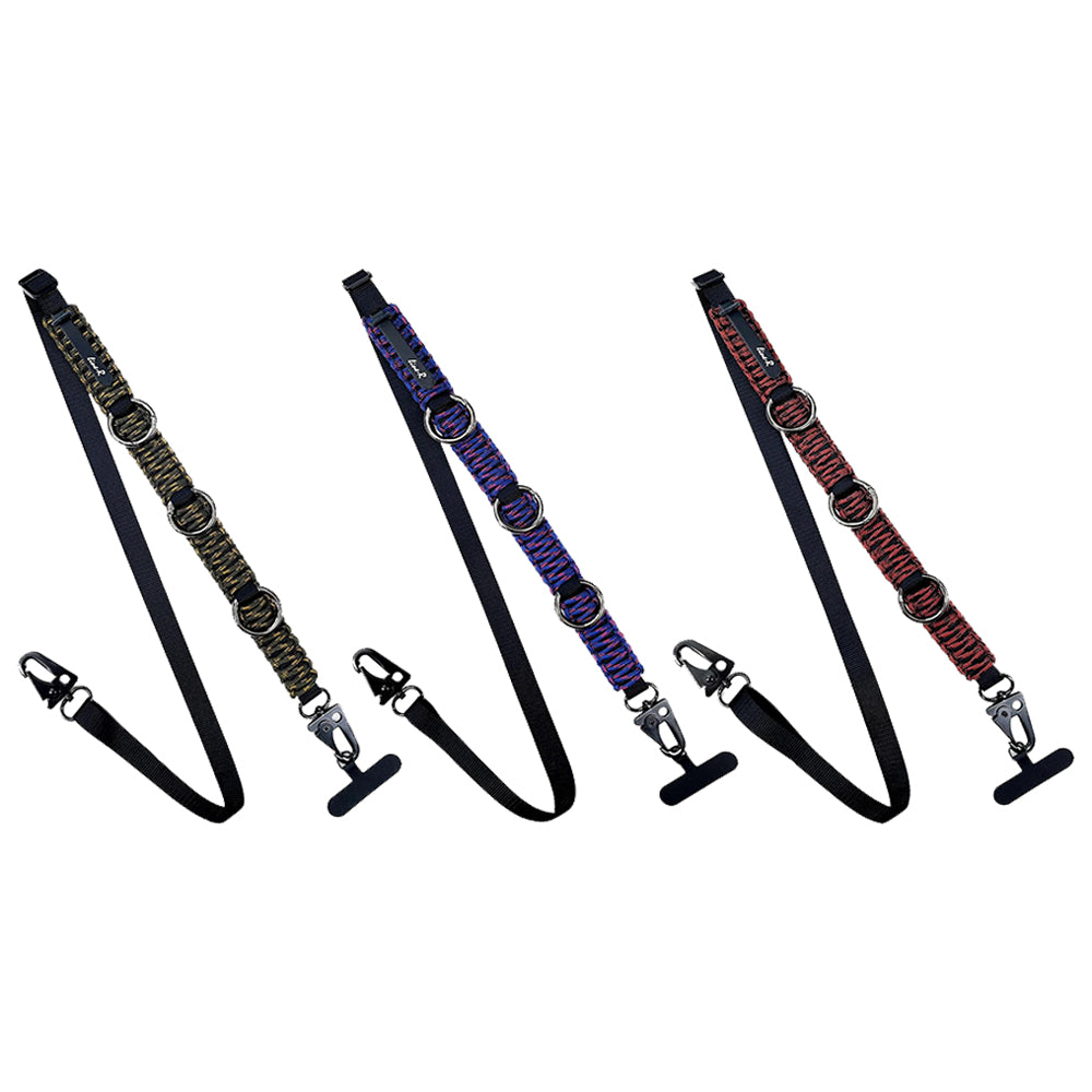 line-R CRAZY STRAP 撞色編織揹繩