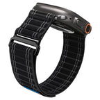 Spigen Apple Watch Ultra 3/2/1 (49mm) / 11/10 (46mm) / 9/8/7 (45mm) / SE (3nd/2nd/1st Gen)/6/5/4 (44mm) Band WBF0 -編織錶帶(黑)