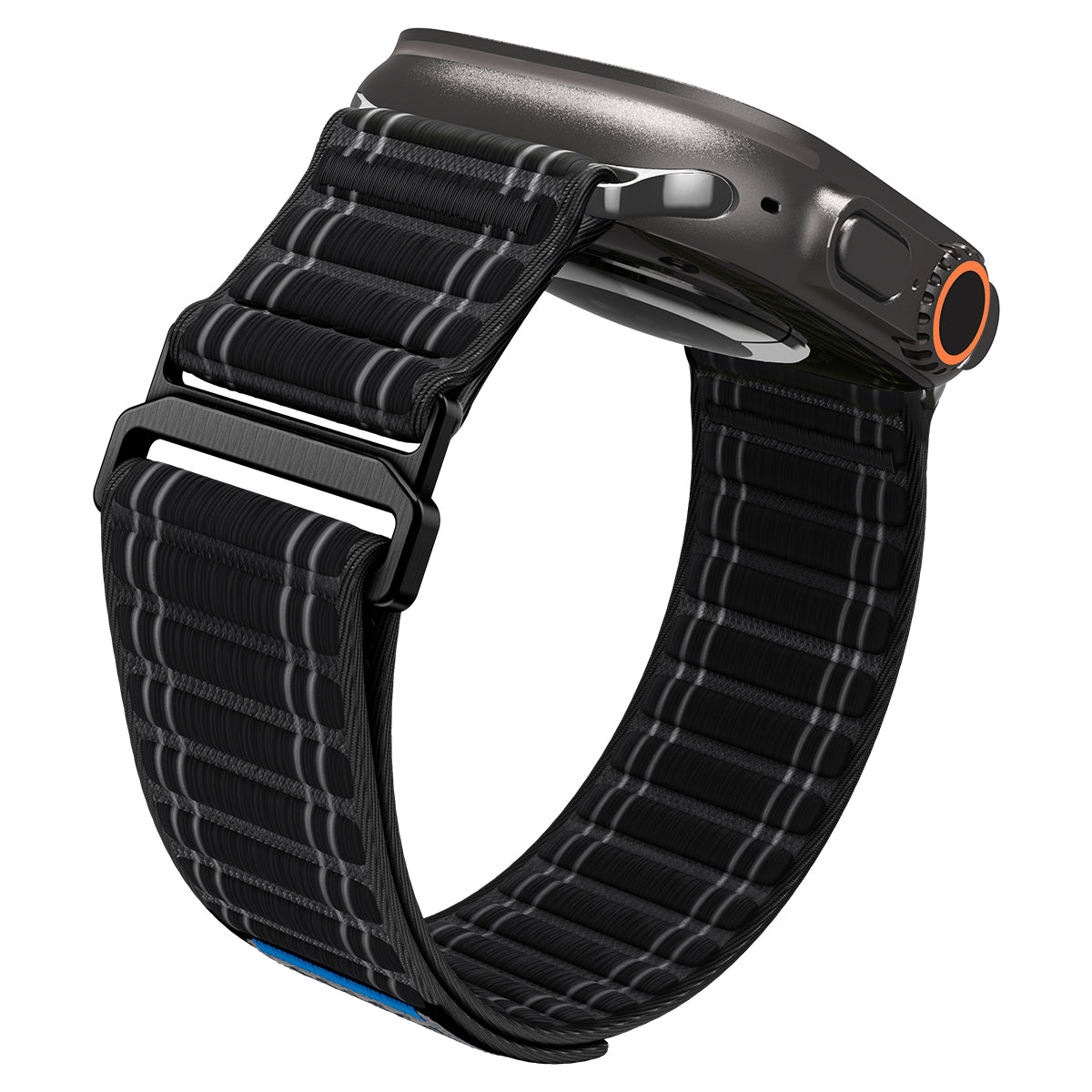 Spigen Apple Watch Ultra 3/2/1 (49mm) / 11/10 (46mm) / 9/8/7 (45mm) / SE (3nd/2nd/1st Gen)/6/5/4 (44mm) Band WBF0 -編織錶帶(黑)