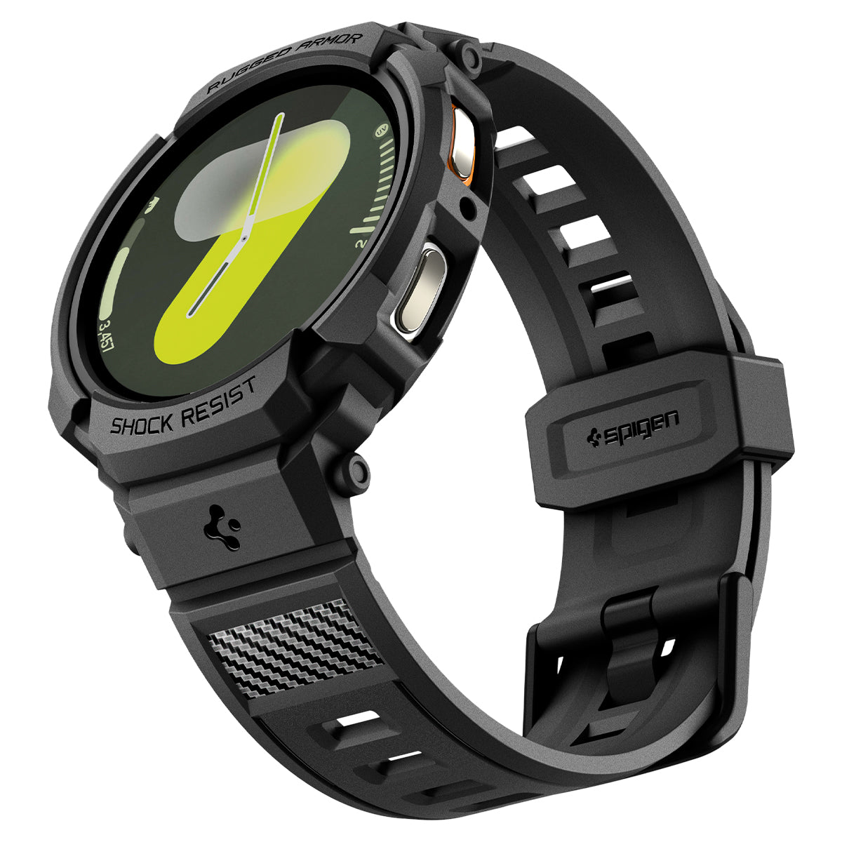 Spigen Galaxy Watch 9/8 (44mm) Case Rugged Armor Pro-防摔保護殼專業版(一體成型)