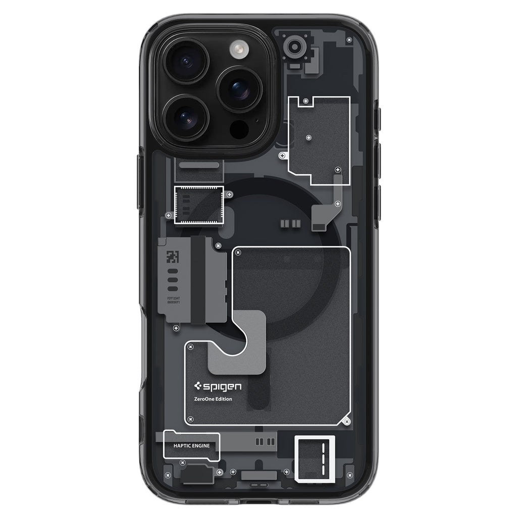 Spigen iPhone 16 Pro (6.3吋) Ultra Hybrid MagFit Zero One-磁吸防摔保護殼(透黑/透白)
