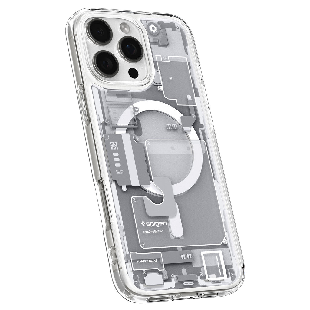 Spigen iPhone 16 Pro (6.3吋) Ultra Hybrid MagFit Zero One-磁吸防摔保護殼(透黑/透白)