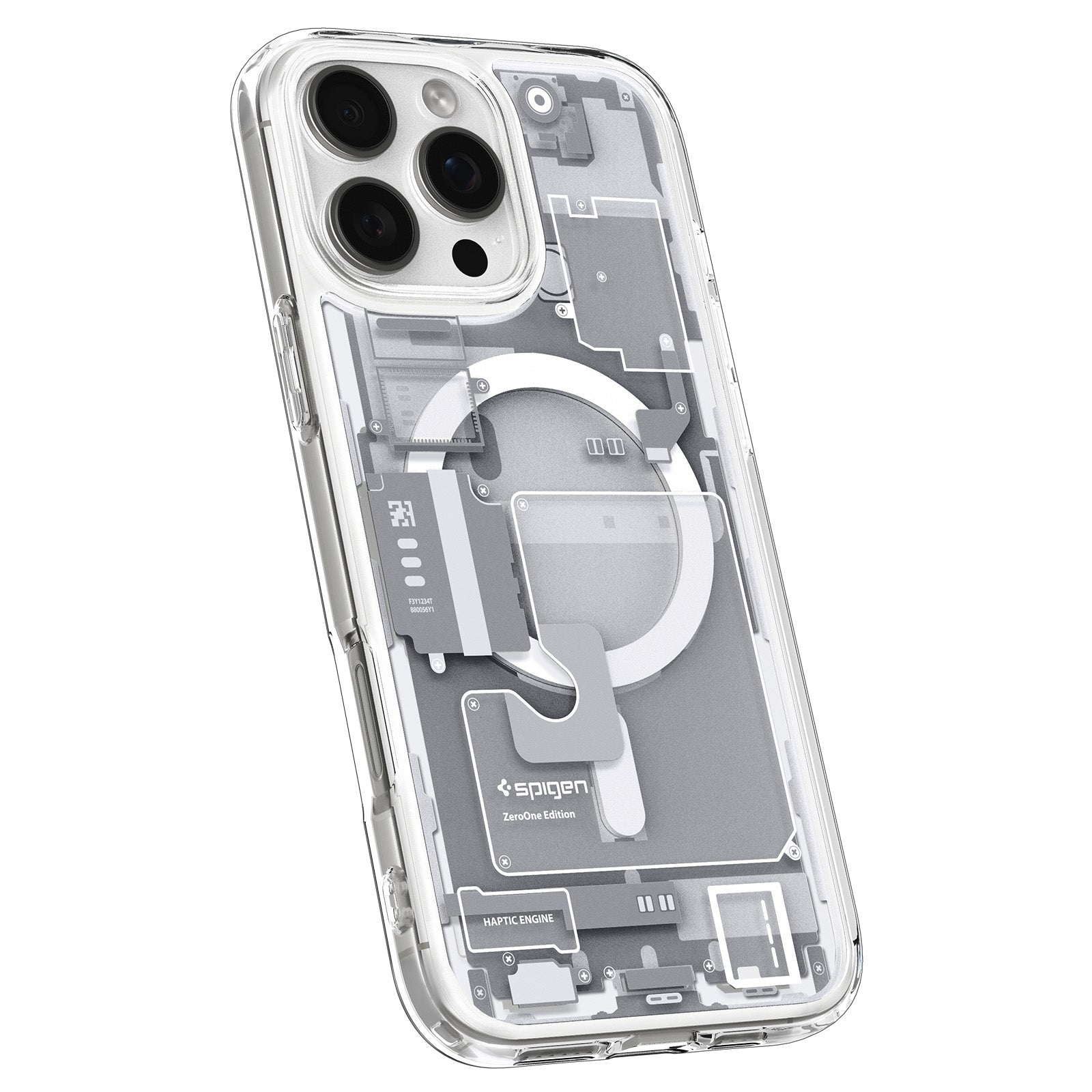 Spigen iPhone 16 Pro (6.3吋) Ultra Hybrid MagFit Zero One-磁吸防摔保護殼(透黑/透白)