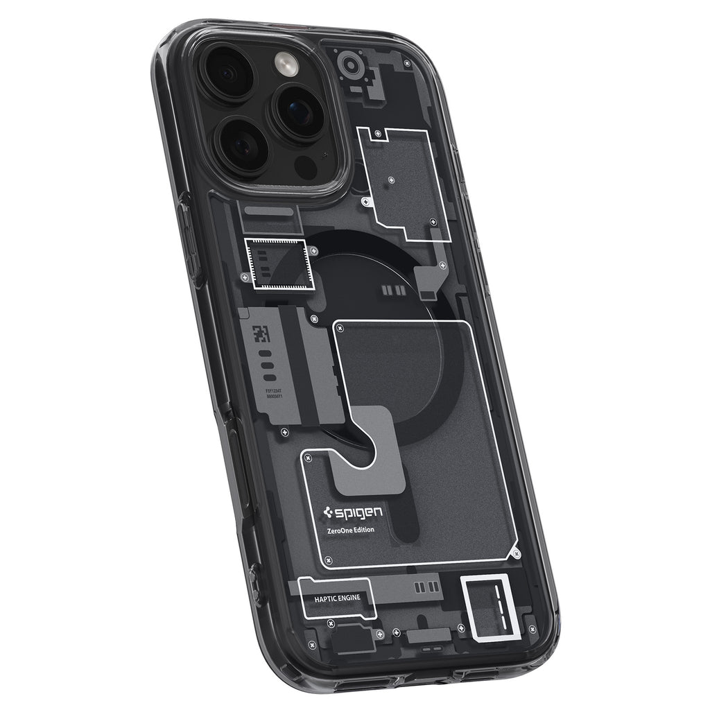 Spigen iPhone 16 Pro (6.3吋) Ultra Hybrid MagFit Zero One-磁吸防摔保護殼(透黑/透白)