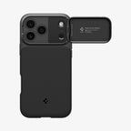 Spigen iPhone 17 Pro Max  Optik Armor MagFit-磁吸軍規防摔保護殼(黑)
