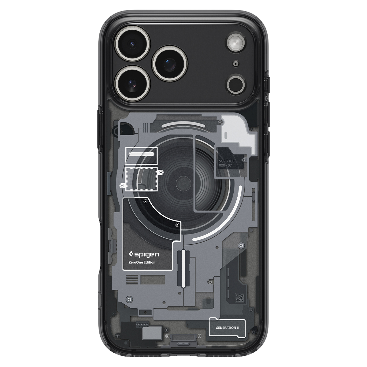 Spigen iPhone 17 Pro Ultra Hybrid MagFit-磁吸防摔保護殼(透視結構)
