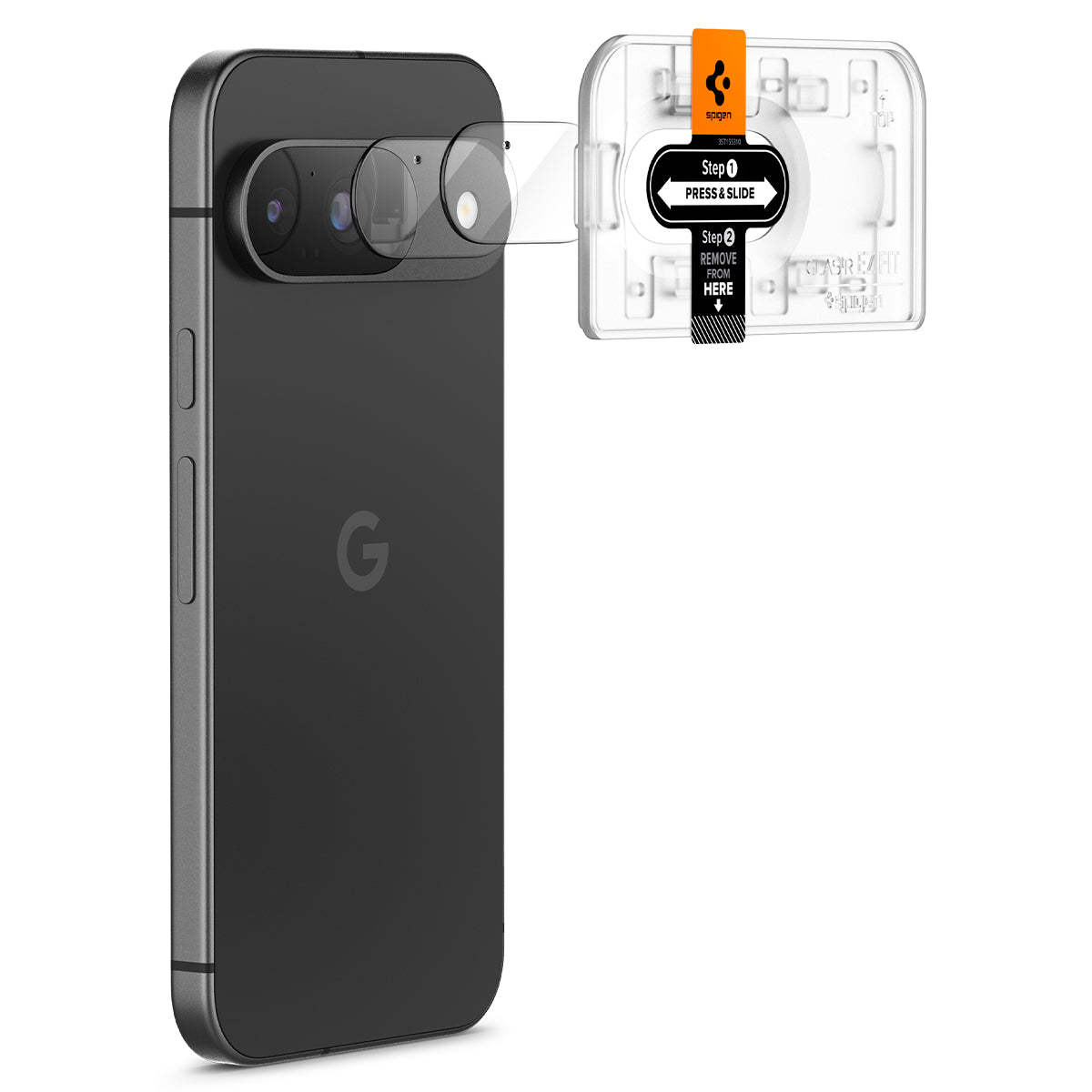 Spigen Google Pixel 9 Pro Glas.tR Optik (2P)-鏡頭保護貼(晶透 含快貼板:2入)
