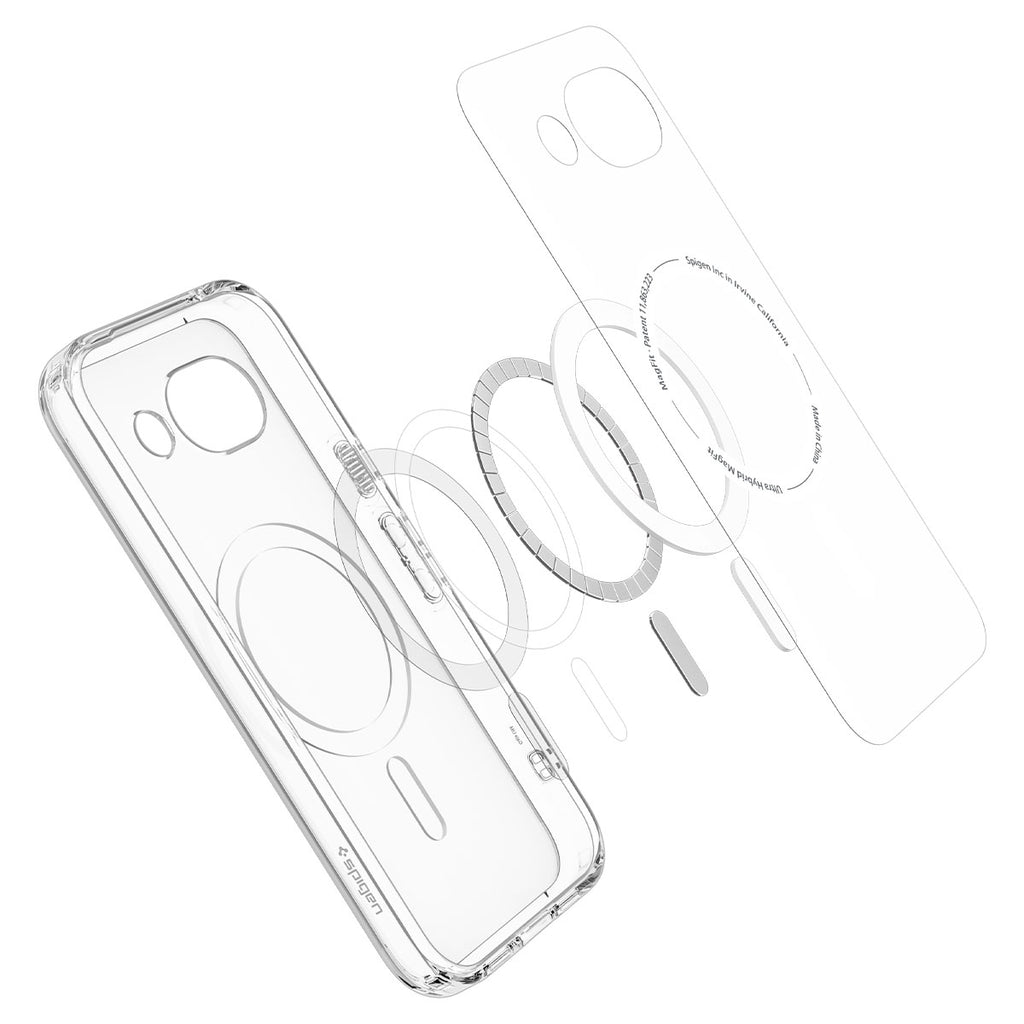 Spigen Google Pixel 10a Ultra Hybrid MagFit- 磁吸防摔保護殼 (透白)