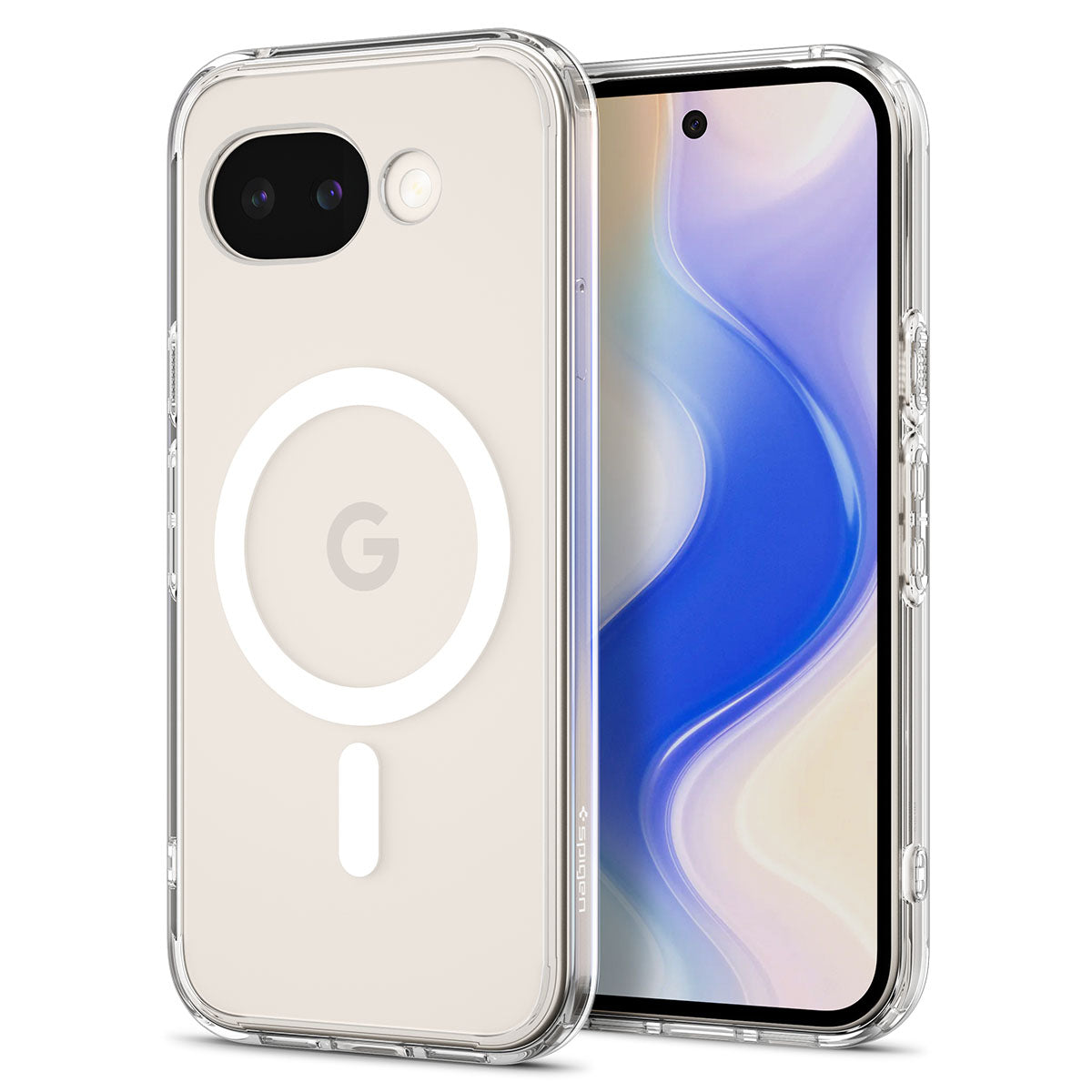 Spigen Google Pixel 10a Ultra Hybrid MagFit- 磁吸防摔保護殼 (透白)