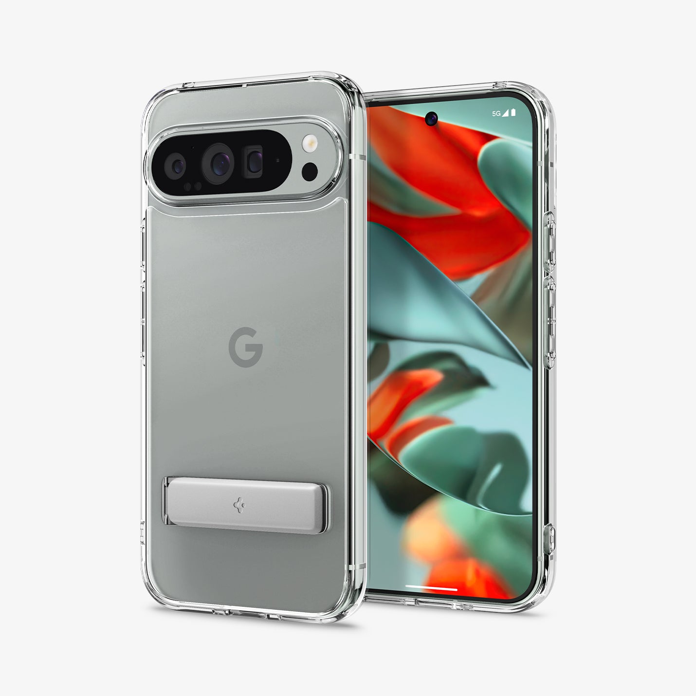 Spigen Google Pixel 9 Pro/ Pixel 9 Slim Armor Essential S-立架式軍規防摔保護殼(有吊飾孔)
