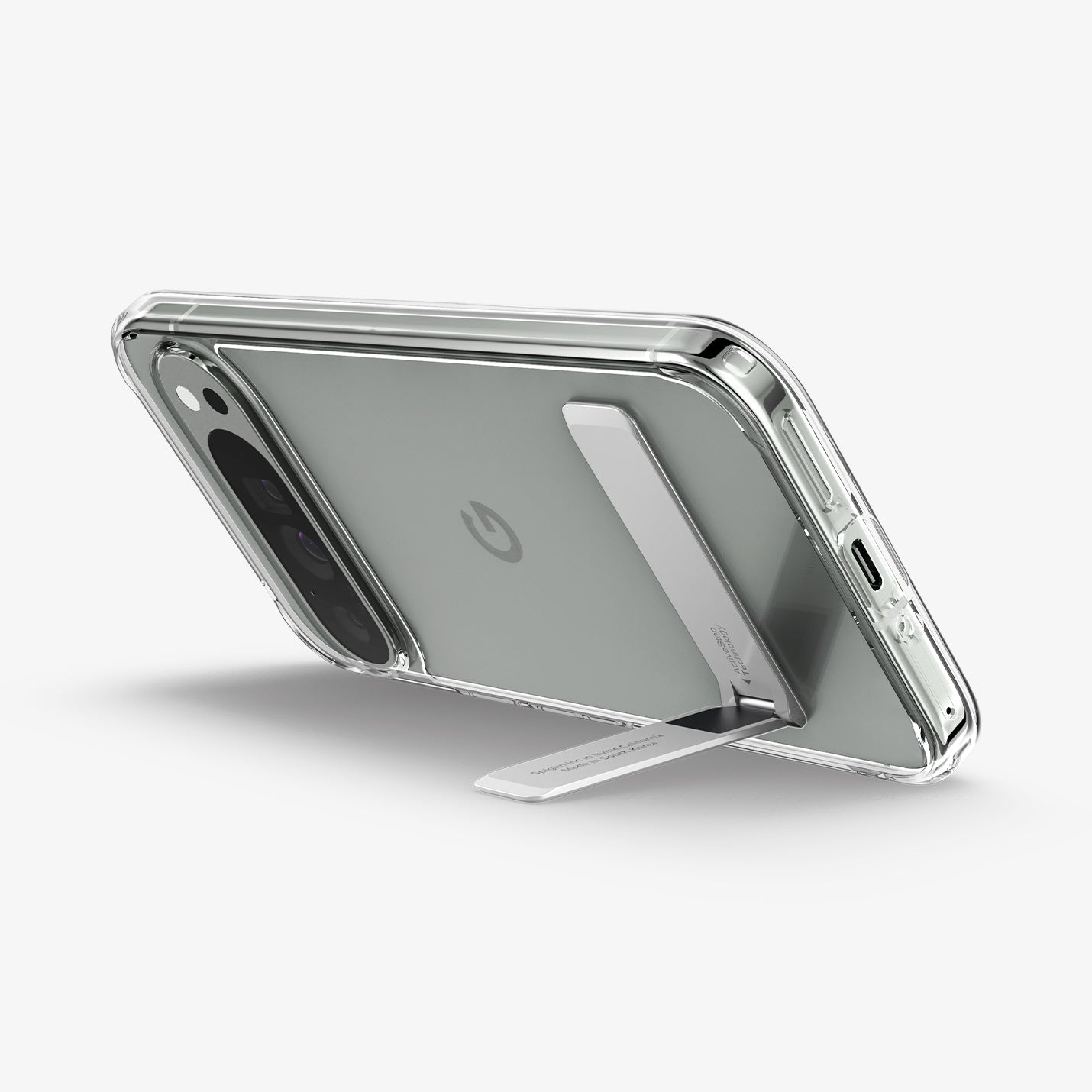 Spigen Google Pixel 9 Pro/ Pixel 9 Slim Armor Essential S-立架式軍規防摔保護殼(有吊飾孔)