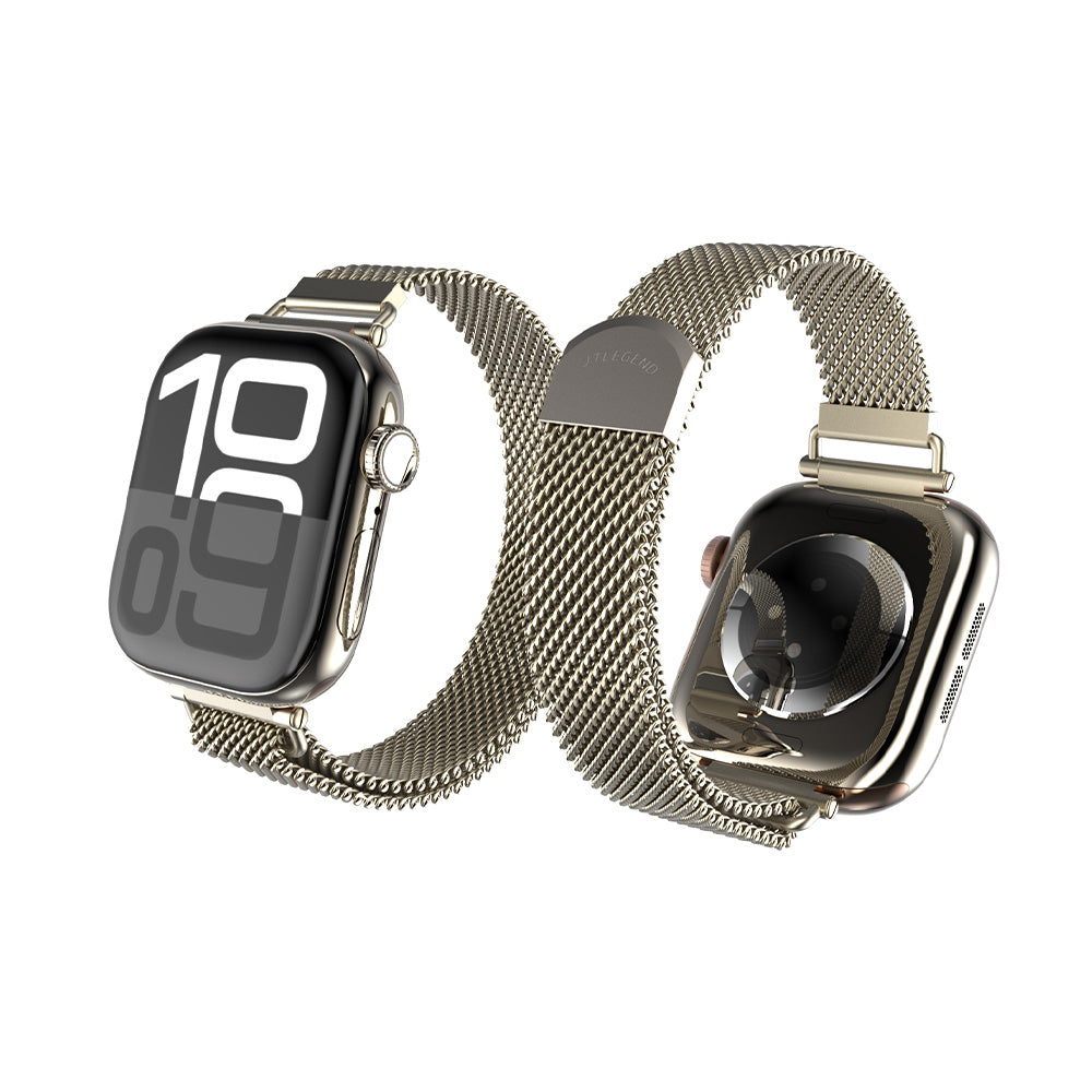 JTLEGEND Apple Watch Series Linea 不鏽鋼米蘭磁吸錶帶